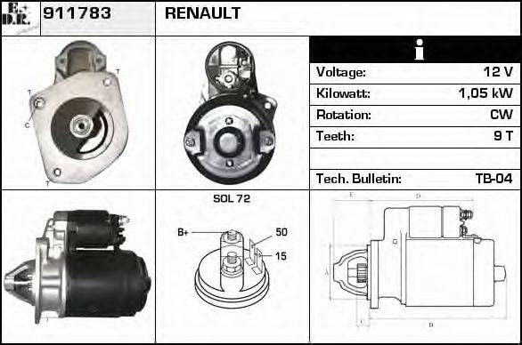 EDR 911783 Стартер