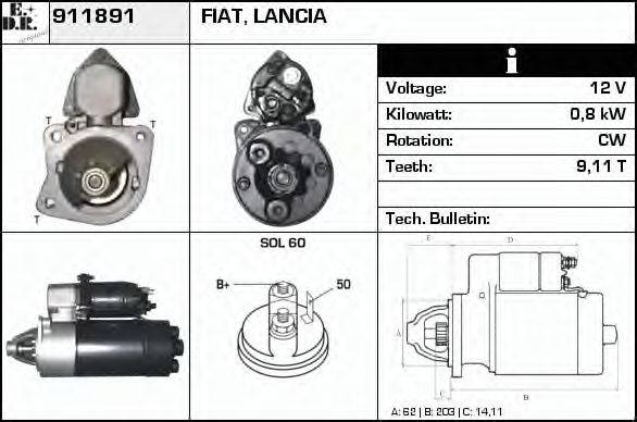 EDR 911891 Стартер