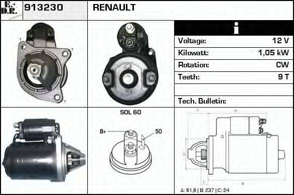 EDR 913230 Стартер