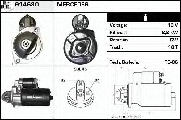 EDR 914680 Стартер