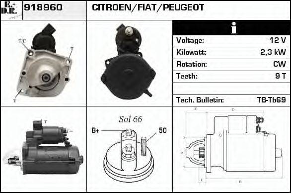 EDR 918960 Стартер