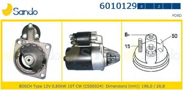 SANDO 60101292 Стартер