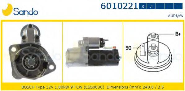 SANDO 60102210 Стартер