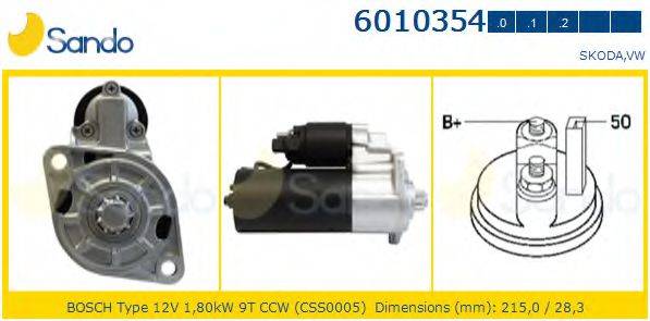 SANDO 60103540 Стартер