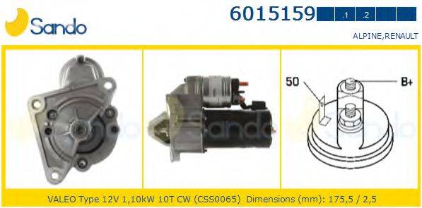 SANDO 60151591 Стартер