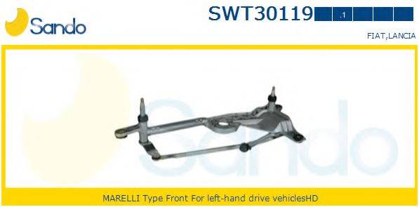 SANDO SWT301191 Система тяг та важелів приводу склоочисника