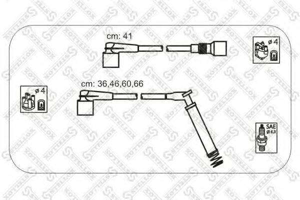 STELLOX 1038450SX Комплект дротів запалювання