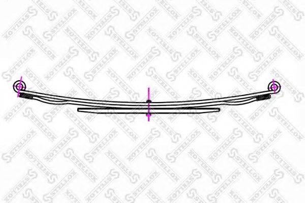 STELLOX 1200010SX Багатолистова ресора