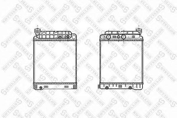 STELLOX 8103351SX Радіатор, охолодження двигуна