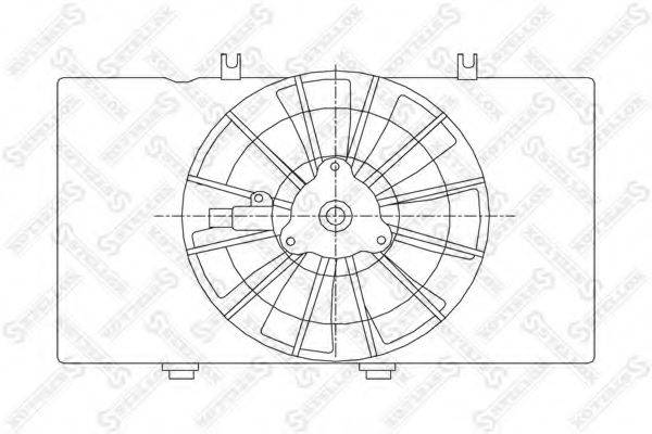STELLOX 2999111SX Вентилятор, охолодження двигуна