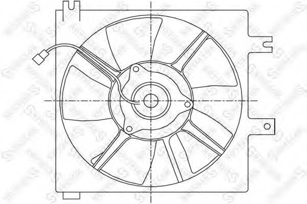 STELLOX 2999171SX Вентилятор, охолодження двигуна