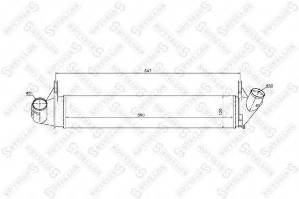 STELLOX 1040011SX Інтеркулер