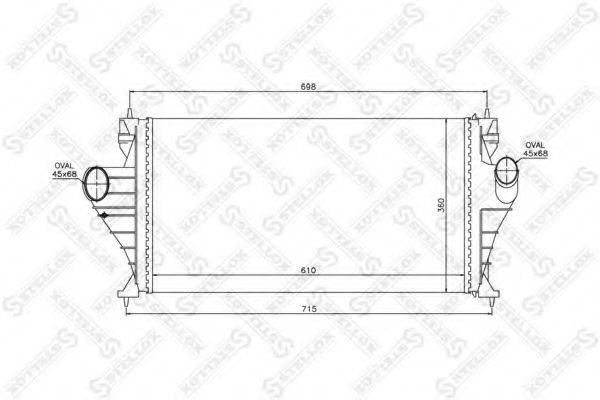 STELLOX 1040143SX Інтеркулер