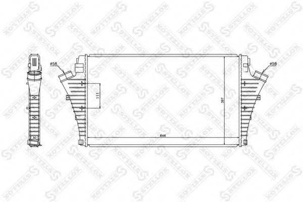 STELLOX 1040152SX Інтеркулер