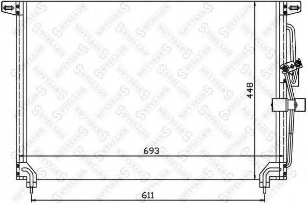 STELLOX 1045048SX Конденсатор, кондиціонер