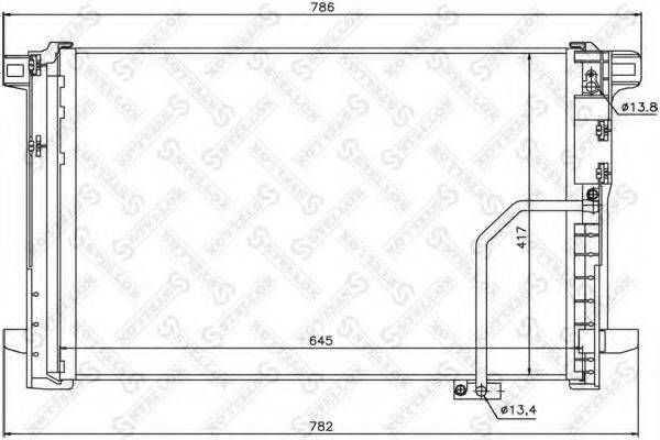 STELLOX 1045190SX Конденсатор, кондиціонер