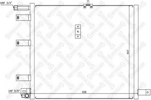 STELLOX 1045314SX Конденсатор, кондиціонер