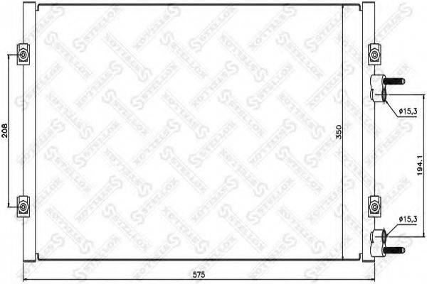 STELLOX 1045406SX Конденсатор, кондиціонер