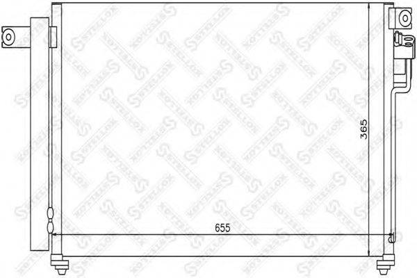 STELLOX 1045446SX Конденсатор, кондиціонер