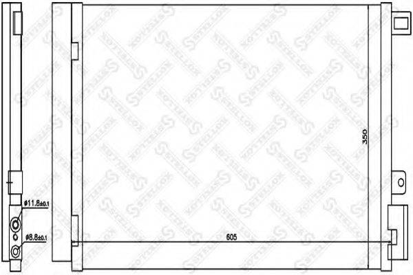 STELLOX 1045613SX Конденсатор, кондиціонер