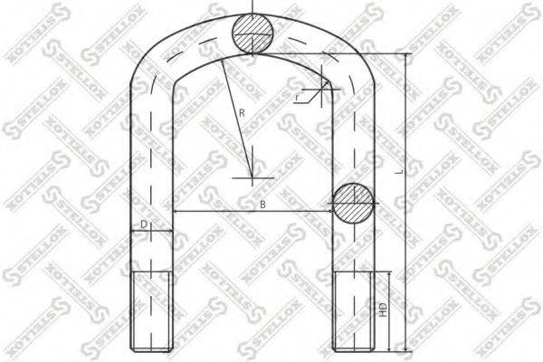 STELLOX 8464173SX Драбина ресори