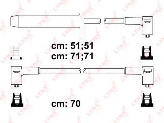 LYNXAUTO SPC3016 Комплект дротів запалювання