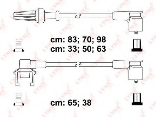 LYNXAUTO SPC6308 Комплект дротів запалювання