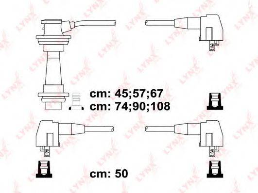 LYNXAUTO SPC7530 Комплект дротів запалювання