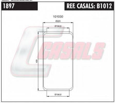 CASALS B1012 Кожух пневматичної ресори