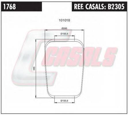 CASALS B2305 Кожух пневматичної ресори