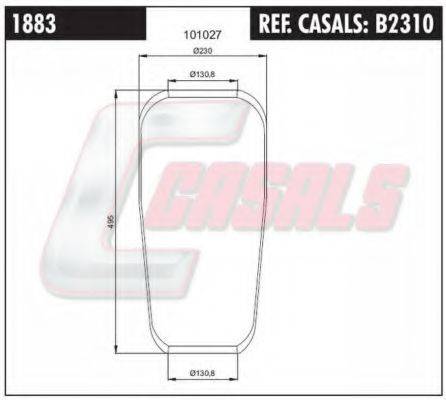 CASALS B2310 Кожух пневматичної ресори