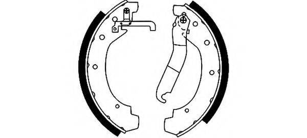 HELLA PAGID 8DB355000711 Комплект гальмівних колодок