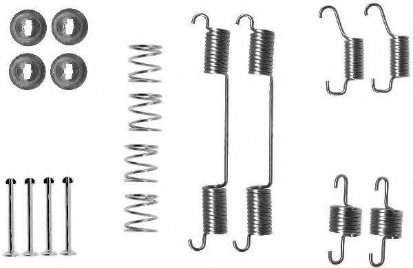 HELLA PAGID 8DZ355200711 Комплектуючі, гальмівна колодка