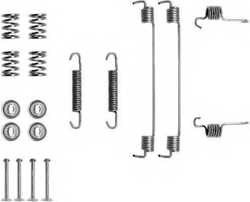 HELLA PAGID 8DZ355201081 Комплектуючі, гальмівна колодка