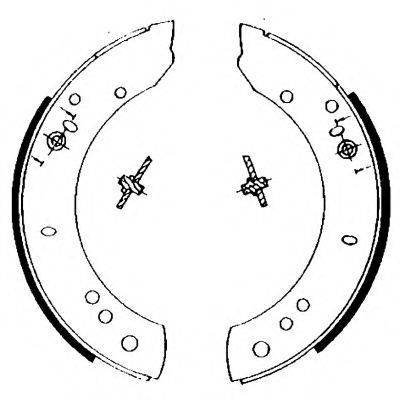 HELLA PAGID 8DB355002081 Комплект гальмівних колодок