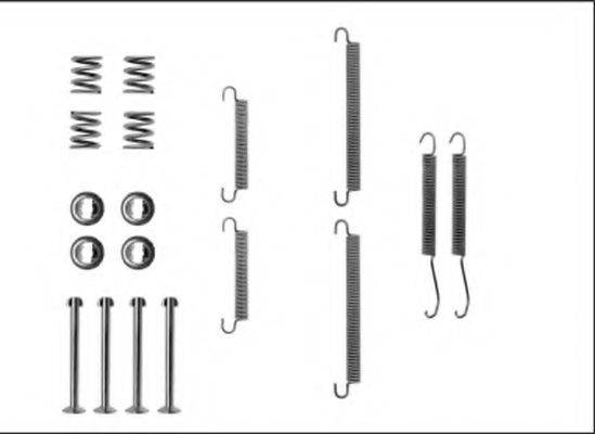 HELLA PAGID 8DZ355205891 Комплектуючі, гальмівна колодка