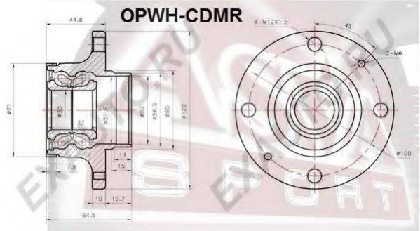 ASVA OPWHCDMR Маточина колеса