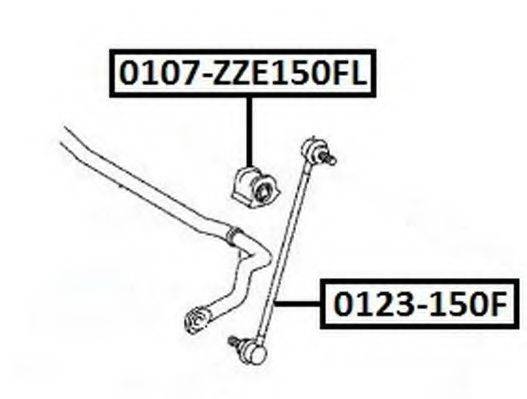 ASVA 0123150F Тяга/стійка, стабілізатор