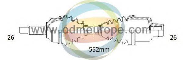 ODM-MULTIPARTS 18052040 Приводний вал