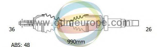 ODM-MULTIPARTS 18152101 Приводний вал