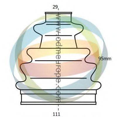 ODM-MULTIPARTS 21990289 Комплект пильника, приводний вал