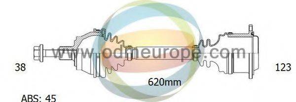 ODM-MULTIPARTS 18212661 Приводний вал