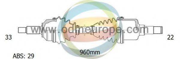 ODM-MULTIPARTS 18232041 Приводний вал