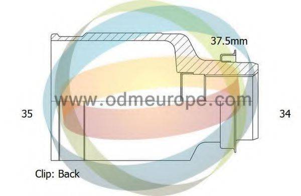 ODM-MULTIPARTS 14236094 Шарнірний комплект, приводний вал