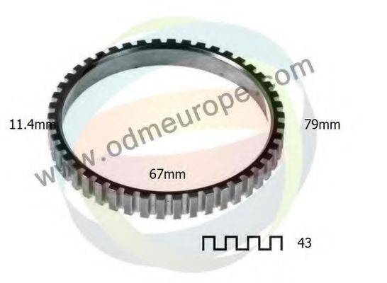 ODM-MULTIPARTS 26230004 Зубчастий диск імпульсного датчика, протибл. устр.