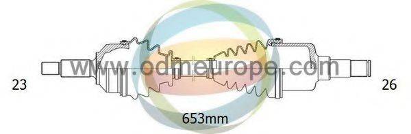 ODM-MULTIPARTS 18291200 Приводний вал