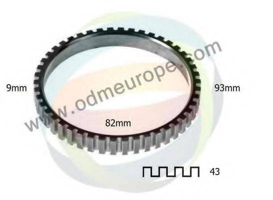 ODM-MULTIPARTS 26270003 Зубчастий диск імпульсного датчика, протибл. устр.