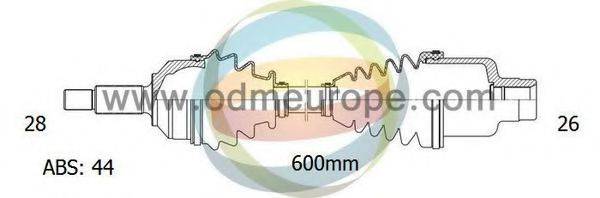 ODM-MULTIPARTS 18052281 Приводний вал