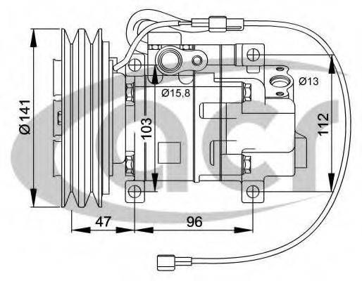 ACR 134626 Компресор, кондиціонер