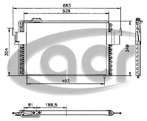 ACR 300165 Конденсатор, кондиціонер